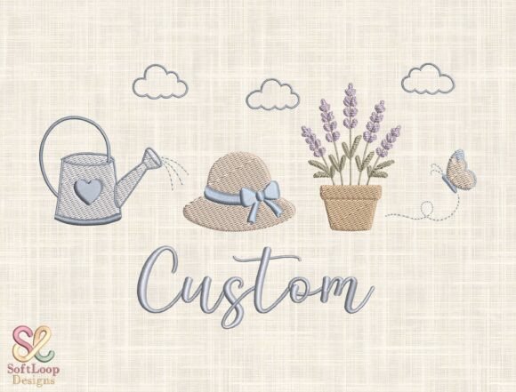 Download Custom Garden Embroidery Design - Sign Collection