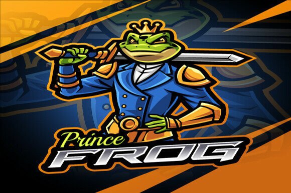 Download Prince Frog Esport Mascot Logo Design - Sign Collection