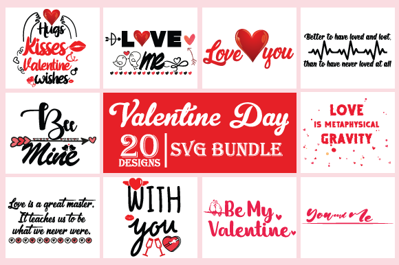 Download Valentine's Day Svg Bundle - Free Design - Sign Collection