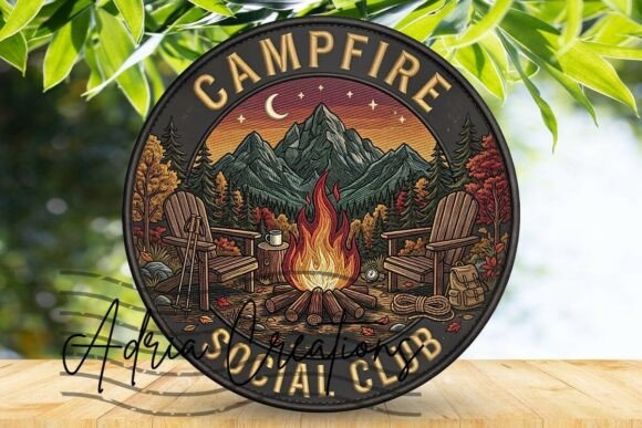 Download Campfire Social Club Door Sign, Coaster - Sign Collection