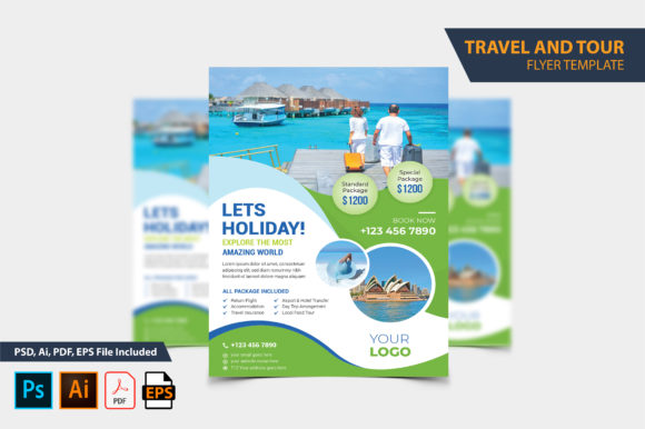 Download Holyday Tour Flyer Design Template - Sign Collection