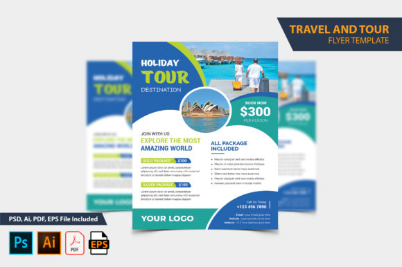 Download Vacation Travel &amp; Tour Flyer Design - Sign Collection