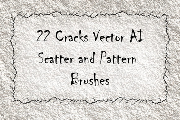 Download 22 Crack Shabby Illustrator Brushes - Illustrator Collection