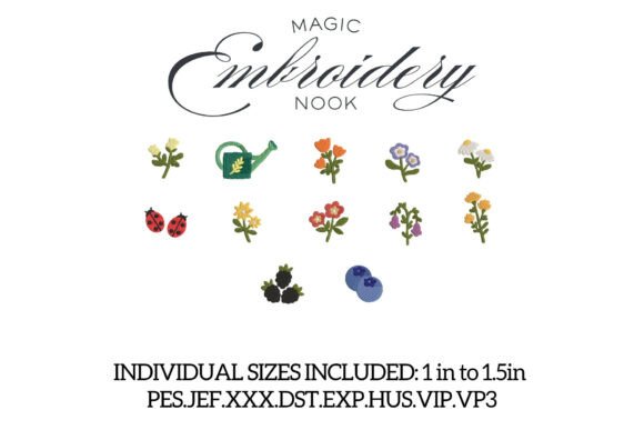 Download Mini Floral Garden Bundle X 13 Designs - Sign Collection