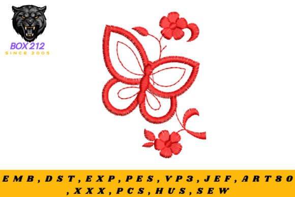 Download Butterfly Digital Embroidery Design - Sign Collection